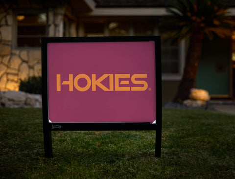 Virginia Tech Hokies Maroon Yardsy Sign - Hero