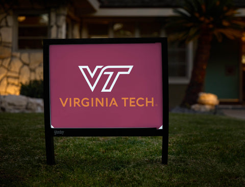 Virginia Tech Institutional Mark Maroon Yardsy Sign - Hero