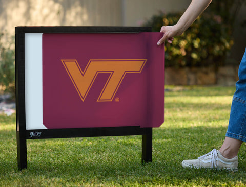 Virginia Tech VT Athletics Mark Maroon Yardsy Sign - Interchangeable