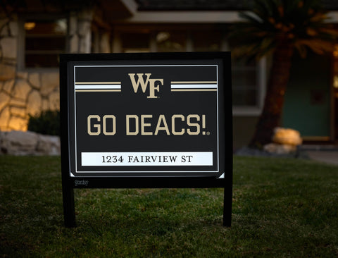 Wake Forest Go Deacs Custom Yardsy Sign