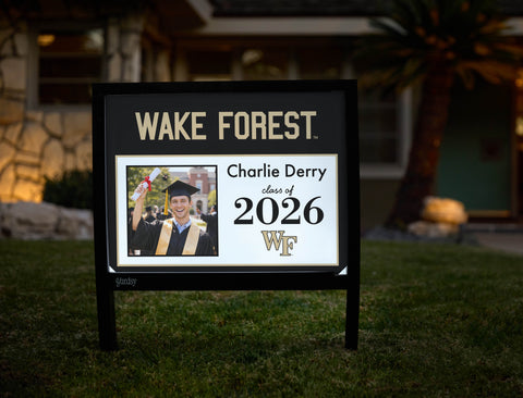 Wake Forest Graduate Custom Yardsy Sign
