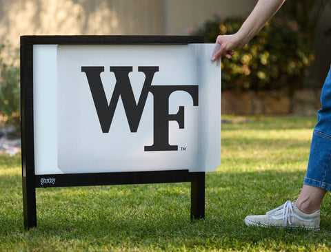 WF White Yardsy Sign