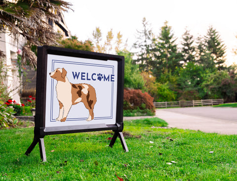 Welcome Dog Yardsy Sign