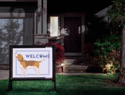 Welcome Dog Yardsy Sign