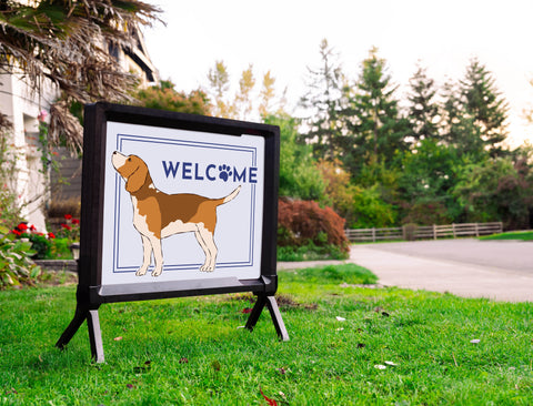 Welcome Dog Yardsy Sign