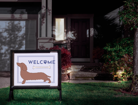 Welcome Dog Yardsy Sign