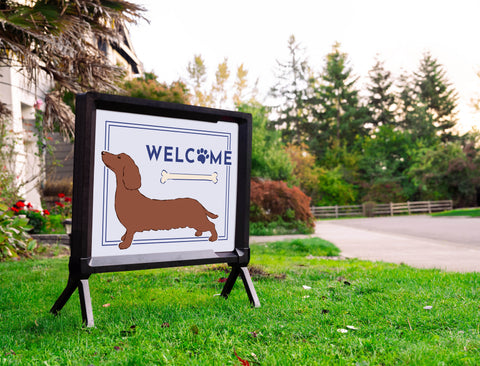 Welcome Dog Yardsy Sign