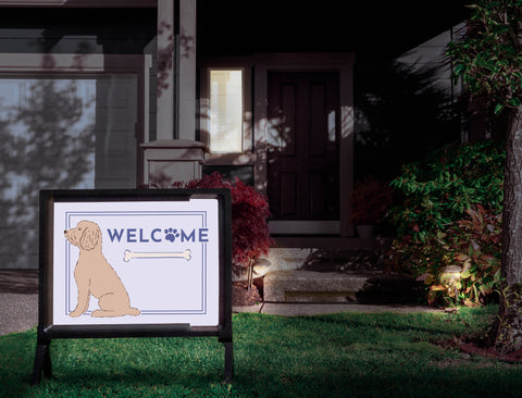 Welcome Dog Yardsy Sign