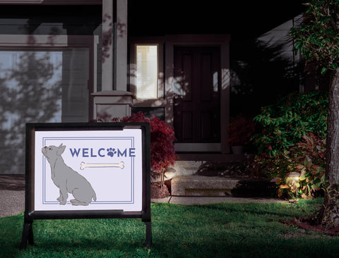 Welcome Dog Yardsy Sign