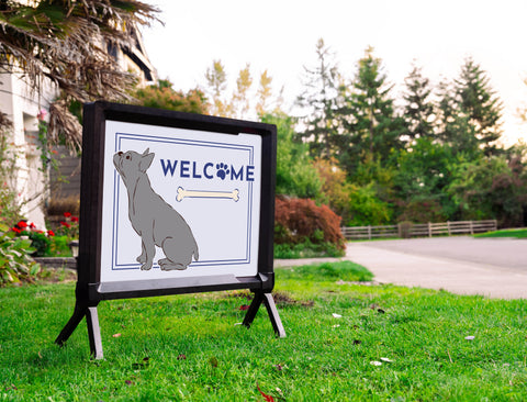 Welcome Dog Yardsy Sign
