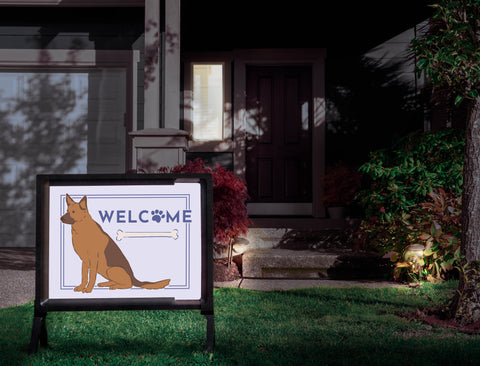 Welcome Dog Yardsy Sign