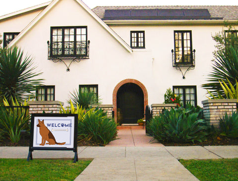 Welcome Dog Yardsy Sign