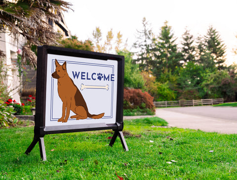 Welcome Dog Yardsy Sign