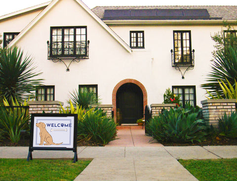 Welcome Dog Yardsy Sign