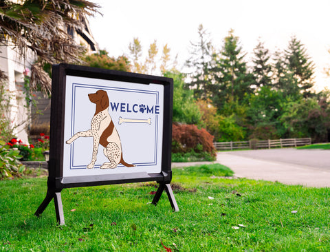 Welcome Dog Yardsy Sign