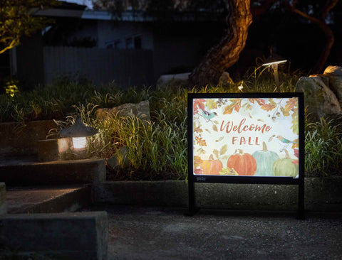 Welcome Fall Yardsy Sign - Flat Feet
