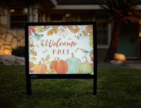 Welcome Fall Yardsy Sign - Hero