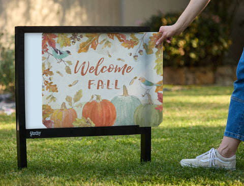 Welcome Fall Yardsy Sign - Interchangeable