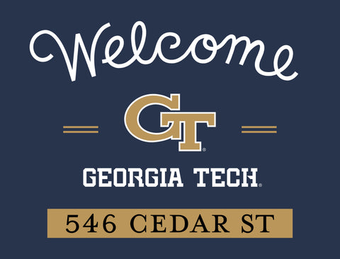 Welcome Georgia Tech Custom Yardsy Sign