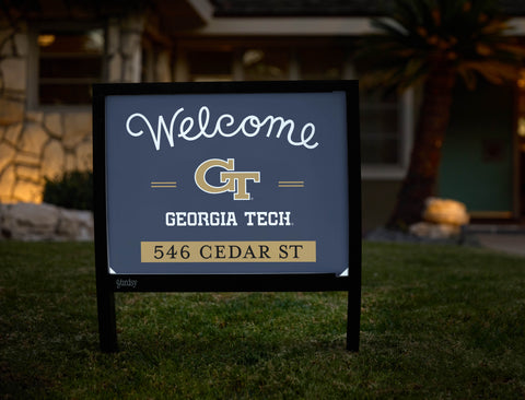 Welcome Georgia Tech Custom Yardsy Sign