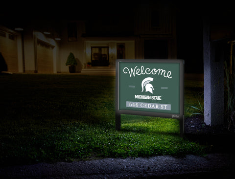 Welcome Michigan State Custom Yardsy Sign