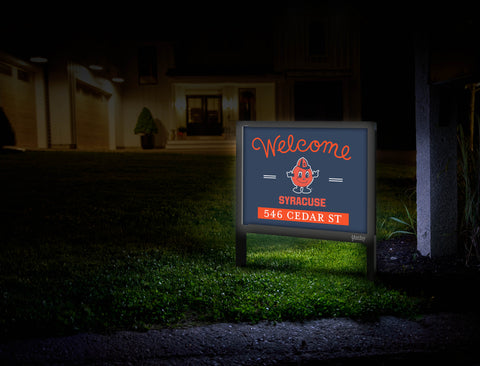 Welcome Syracuse Custom Yardsy Sign