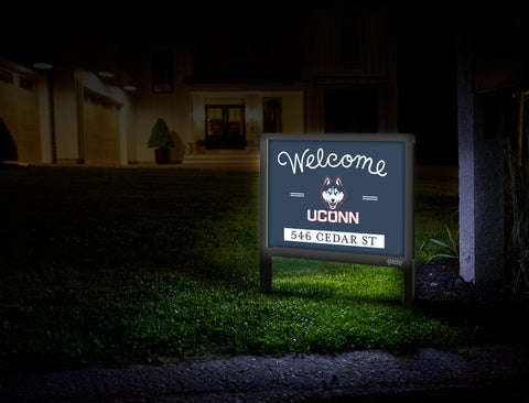 Welcome UCONN Custom Yardsy Sign