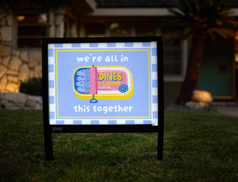 We're All In This Together Yardsy Sign - Hero