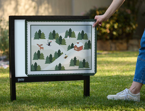 Winter Forest Yardsy Sign - Interchangeable
