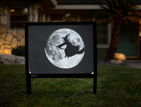 Witchy Moon Halloween Yardsy Sign - Hero