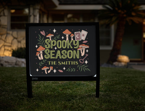 Witchy Spooky Season Custom Yardsy Sign - Hero