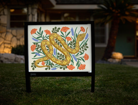 Year of the Snake Yardsy Sign - Hero