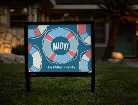 Ahoy Custom Yardsy Sign yard sign