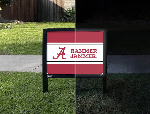 Alabama A Rammer Jammer Crimson Yardsy Sign yard sign