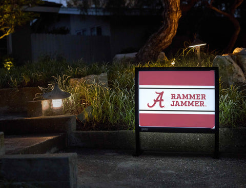 Alabama A Rammer Jammer Crimson Yardsy Sign yard sign