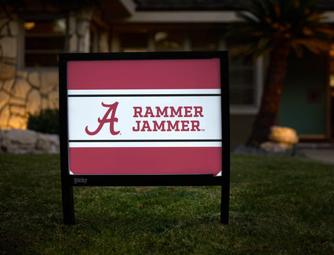 Alabama A Rammer Jammer Crimson Yardsy Sign yard sign