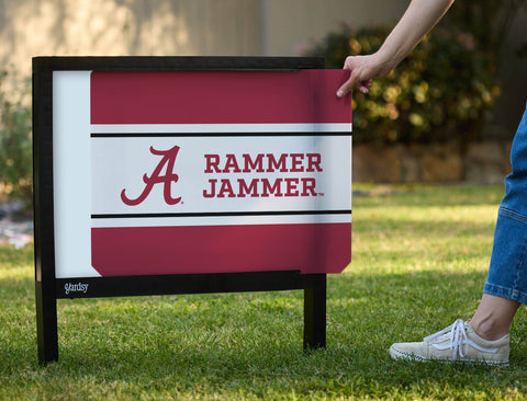Alabama A Rammer Jammer Crimson Yardsy Sign yard sign