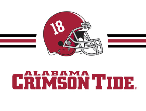 Alabama Crimson Tide Helmet Stripes White Yardsy Sign yard sign
