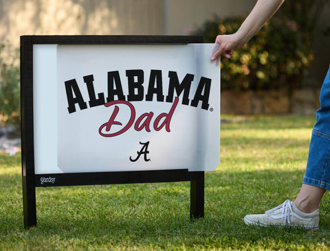 Alabama Dad Yardsy Sign yard sign