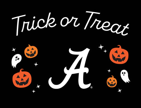 Alabama Halloween Trick Or Treat Yardsy Sign yard sign
