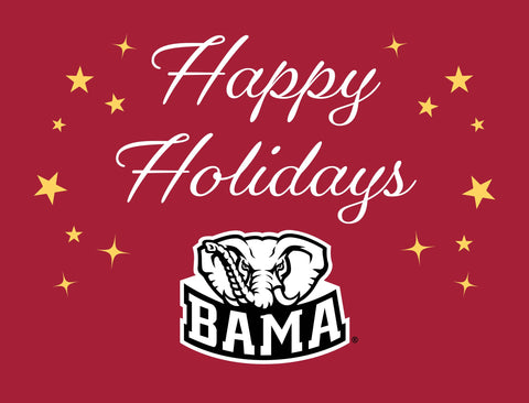 Alabama Happy Holidays Yardsy Sign yard sign
