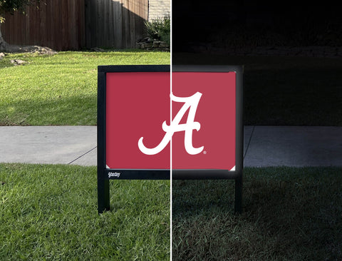 Alabama Logo Crimson Yardsy Sign yard sign