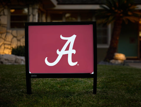 Alabama Logo Crimson Yardsy Sign yard sign