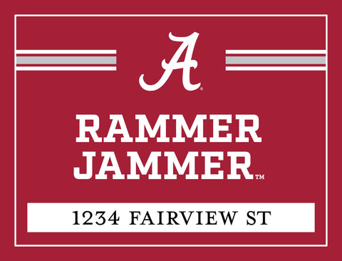Alabama Rammer Jammer Stripes Custom Yardsy Sign yard sign