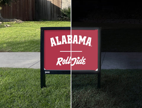 Alabama Roll Tide Athletic Mark Crimson Yardsy Sign yard sign