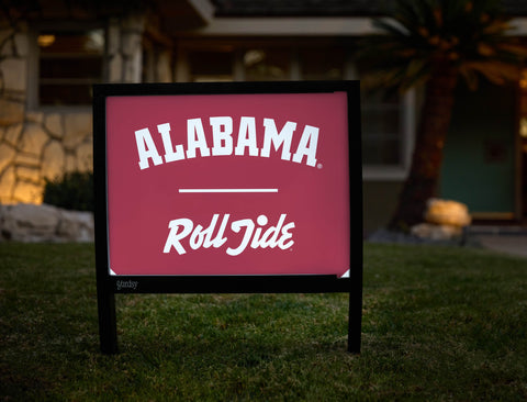 Alabama Roll Tide Athletic Mark Crimson Yardsy Sign yard sign