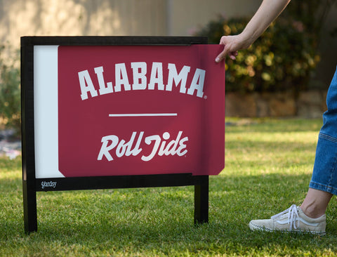 Alabama Roll Tide Athletic Mark Crimson Yardsy Sign yard sign