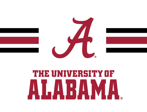Alabama Stripes White Yardsy Sign yard sign