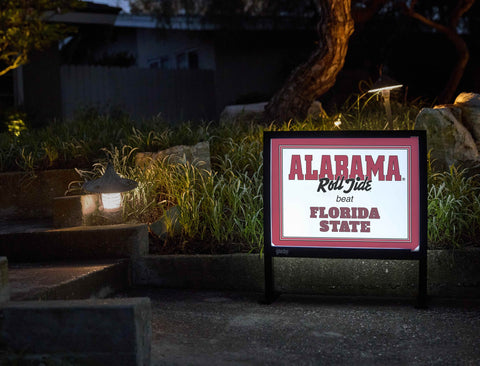 Alabama V Florida State Yardsy Sign yard sign