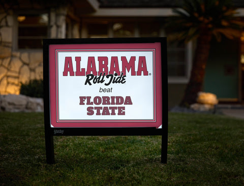 Alabama V Florida State Yardsy Sign yard sign